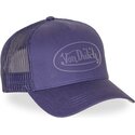 siltovka-zaoblena-fialova-snapback-log22-von-dutch