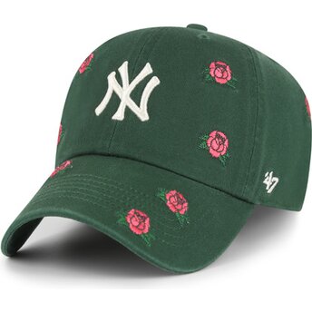 Šiltovka zaoblená zelená nastaviteľný Clean Up Scatter New York Yankees MLB 47 Brand