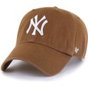siltovka-zaoblena-hneda-nastavitelny-clean-up-pinecone-new-york-yankees-mlb-47-brand