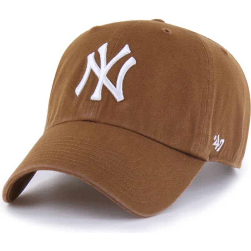 siltovka-zaoblena-hneda-nastavitelny-clean-up-pinecone-new-york-yankees-mlb-47-brand