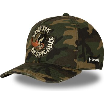 Šiltovka zaoblená kamufláž snapback LOO14 DES Kačer Duffy Looney Tunes Capslab
