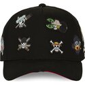 siltovka-zaoblena-cierna-snapback-op8-fla-slamkovy-klobuk-pirati-one-piece-capslab