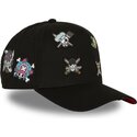 siltovka-zaoblena-cierna-snapback-op8-fla-slamkovy-klobuk-pirati-one-piece-capslab