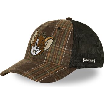 Šiltovka zaoblená hnedá snapback TAJ9 JER Jerry Looney Tunes Capslab