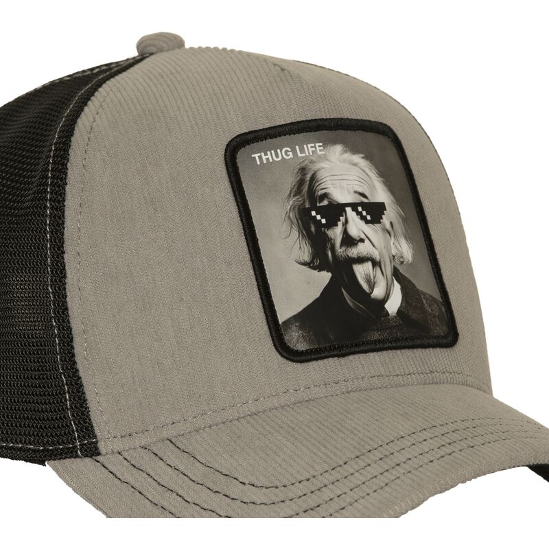 siltovka-zaoblena-siva-snapback-thug-life-art1-thug-albert-einstein-celebrity-capslab