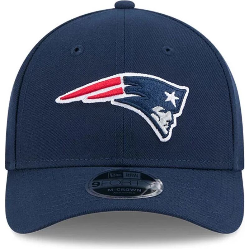 siltovka-zaoblena-tmavomodra-snapback-9forty-m-crown-team-new-england-patriots-nfl-new-era