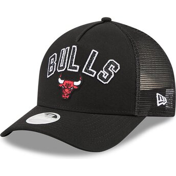 Šiltovka zaoblená čierna snapback 9FORTY M-Crown A Frame Pomp Chicago Bulls NBA New Era