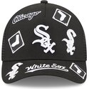 siltovka-zaoblena-cierna-snapback-9forty-m-crown-a-frame-all-over-chicago-white-sox-mlb-new-era