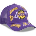 siltovka-zaoblena-fialova-snapback-9forty-m-crown-a-frame-all-over-los-angeles-lakers-nba-new-era