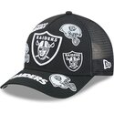 siltovka-zaoblena-cierna-snapback-9forty-m-crown-a-frame-all-over-las-vegas-raiders-nfl-new-era