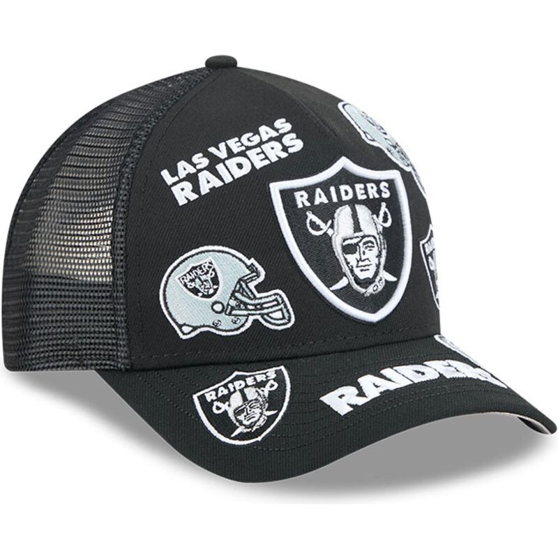 siltovka-zaoblena-cierna-snapback-9forty-m-crown-a-frame-all-over-las-vegas-raiders-nfl-new-era