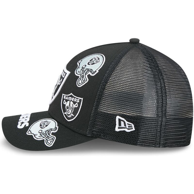 siltovka-zaoblena-cierna-snapback-9forty-m-crown-a-frame-all-over-las-vegas-raiders-nfl-new-era