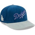 siltovka-zaoblena-modra-snapback-9fifty-9fifity-two-tone-cord-los-angeles-dodgers-mlb-new-era