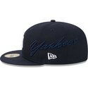 siltovka-rovna-tmavomodra-upravena-59fifty-side-script-new-york-yankees-mlb-new-era