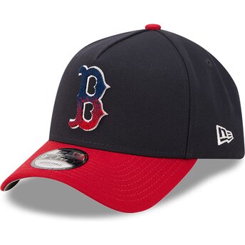 Šiltovka zaoblená tmavomodrá snapback 9FORTY A Frame NA Lifestyle F1 Boston Red Sox MLB New Era
