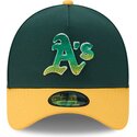 siltovka-zaoblena-zelena-snapback-9forty-a-frame-na-lifestyle-f1-oakland-athletics-mlb-new-era