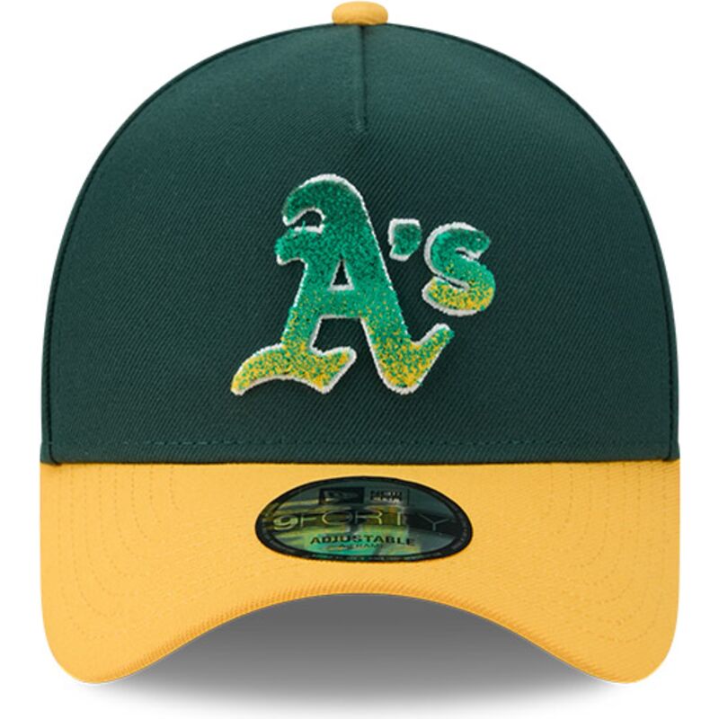 siltovka-zaoblena-zelena-snapback-9forty-a-frame-na-lifestyle-f1-oakland-athletics-mlb-new-era