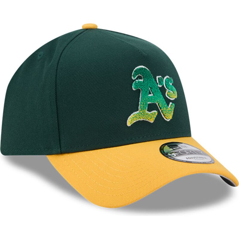 siltovka-zaoblena-zelena-snapback-9forty-a-frame-na-lifestyle-f1-oakland-athletics-mlb-new-era