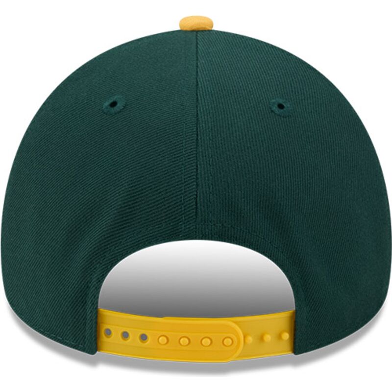 siltovka-zaoblena-zelena-snapback-9forty-a-frame-na-lifestyle-f1-oakland-athletics-mlb-new-era