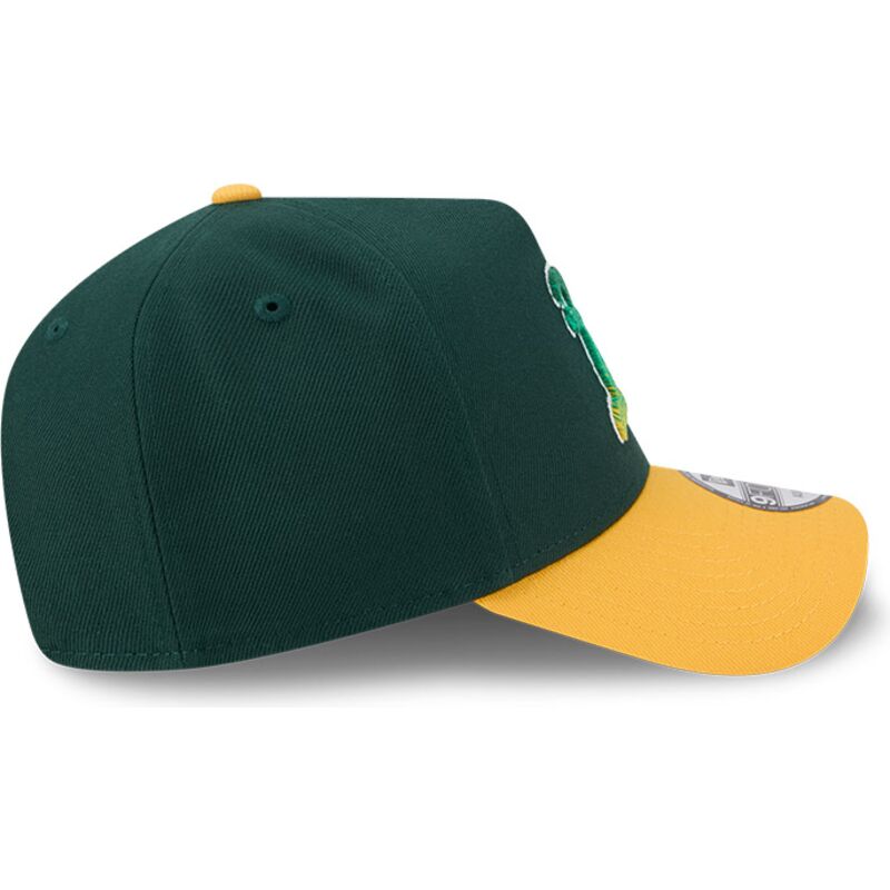 siltovka-zaoblena-zelena-snapback-9forty-a-frame-na-lifestyle-f1-oakland-athletics-mlb-new-era