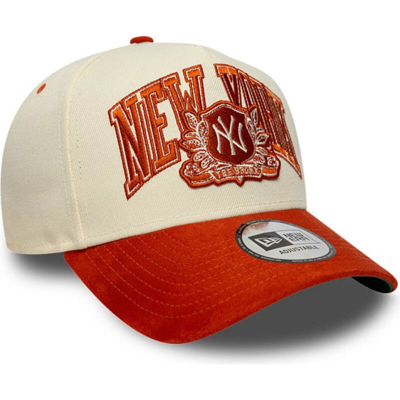 siltovka-zaoblena-bezova-snapback-e-frame-wordmark-suede-new-york-yankees-mlb-new-era