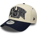 siltovka-zaoblena-bezova-snapback-e-frame-wordmark-suede-new-york-yankees-mlb-new-era