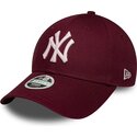 siltovka-zaoblena-cervena-nastavitelny-rosa-9forty-metallic-new-york-yankees-mlb-new-era
