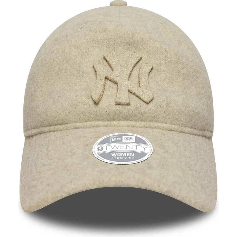 siltovka-zaoblena-bezova-nastavitelny-9twenty-a-frame-melton-luxe-new-york-yankees-mlb-new-era