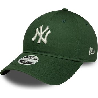 Šiltovka zaoblená zelená nastaviteľný 9TWENTY League Essential Midi New York Yankees MLB New Era