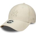 siltovka-zaoblena-bezova-nastavitelny-9forty-cord-new-york-yankees-mlb-new-era
