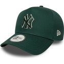 siltovka-zaoblena-zelena-snapback-e-frame-team-outline-new-york-yankees-mlb-new-era