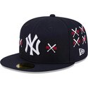 siltovka-rovna-tmavomodra-upravena-59fifty-spike-lee-crossed-bats-new-york-yankees-mlb-new-era