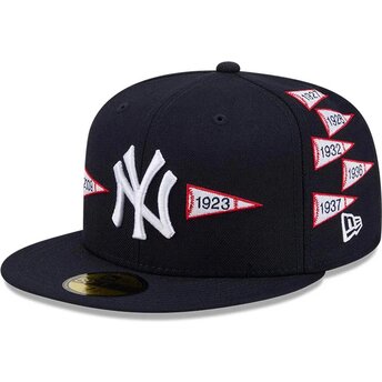 Šiltovka rovná tmavomodrá upravená 59FIFTY Spike Lee Flags New York Yankees MLB New Era