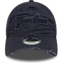 siltovka-zaoblena-tmavomodra-nastavitelny-9twenty-distress-wordmark-new-york-yankees-mlb-new-era