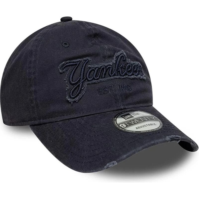 siltovka-zaoblena-tmavomodra-nastavitelny-9twenty-distress-wordmark-new-york-yankees-mlb-new-era