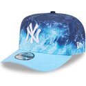 siltovka-zaoblena-modra-snapback-9fifty-a-frame-deep-water-new-york-yankees-mlb-new-era