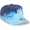 siltovka-zaoblena-modra-snapback-9fifty-a-frame-deep-water-new-york-yankees-mlb-new-era