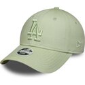 siltovka-zaoblena-zelena-nastavitelny-9forty-league-essential-los-angeles-dodgers-mlb-new-era
