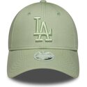 siltovka-zaoblena-zelena-nastavitelny-9forty-league-essential-los-angeles-dodgers-mlb-new-era