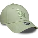 siltovka-zaoblena-zelena-nastavitelny-9forty-league-essential-los-angeles-dodgers-mlb-new-era