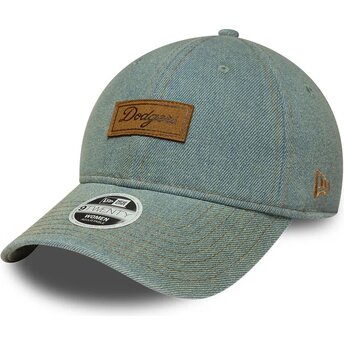 Šiltovka zaoblená modrá nastaviteľný 9TWENTY Denim Los Angeles Dodgers MLB New Era