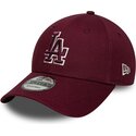 siltovka-zaoblena-cervena-nastavitelny-9forty-team-outline-los-angeles-dodgers-mlb-new-era