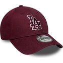 siltovka-zaoblena-cervena-nastavitelny-9forty-team-outline-los-angeles-dodgers-mlb-new-era
