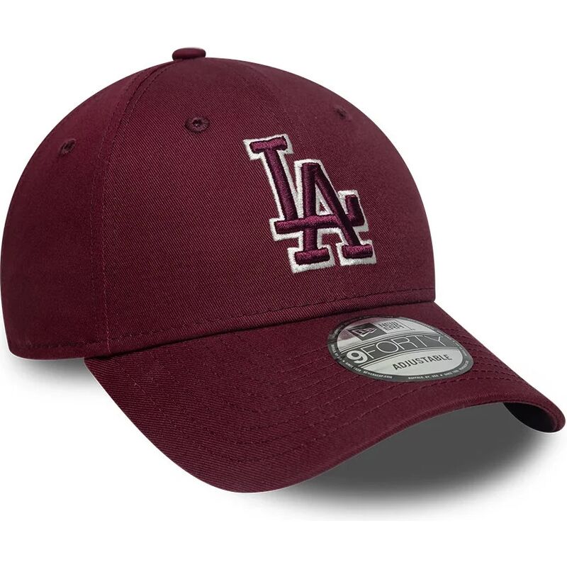 siltovka-zaoblena-cervena-nastavitelny-9forty-team-outline-los-angeles-dodgers-mlb-new-era