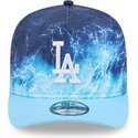 siltovka-zaoblena-modra-snapback-9fifty-a-frame-deep-water-los-angeles-dodgers-mlb-new-era