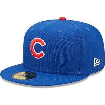 Šiltovka rovná modrá upravená 59FIFTY AC Perf Chicago Cubs MLB New Era