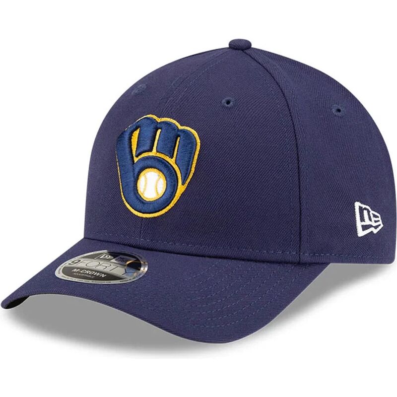 siltovka-zaoblena-tmavomodra-snapback-9forty-m-crown-player-replica-milwaukee-brewers-mlb-new-era
