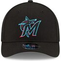siltovka-zaoblena-cierna-snapback-9forty-m-crown-player-replica-miami-marlins-mlb-new-era