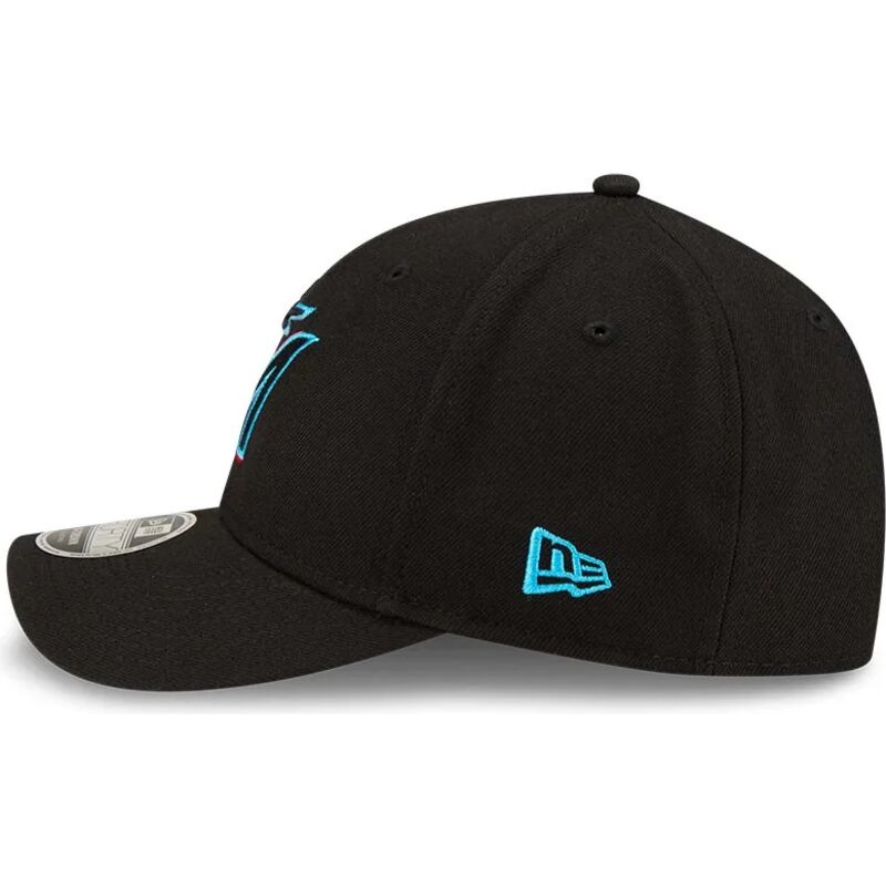siltovka-zaoblena-cierna-snapback-9forty-m-crown-player-replica-miami-marlins-mlb-new-era