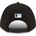 siltovka-zaoblena-cierna-snapback-9forty-m-crown-player-replica-miami-marlins-mlb-new-era